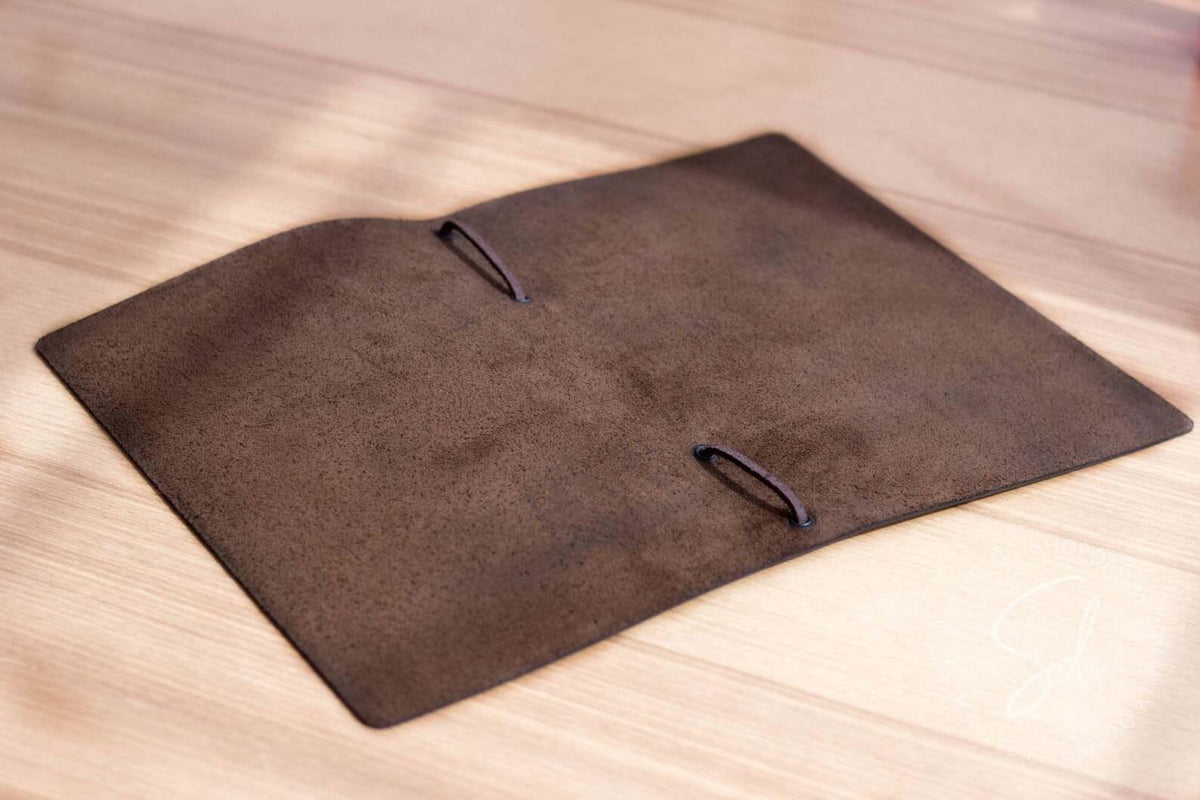 leather menu cover for restaurant A5 shopdaddy studio