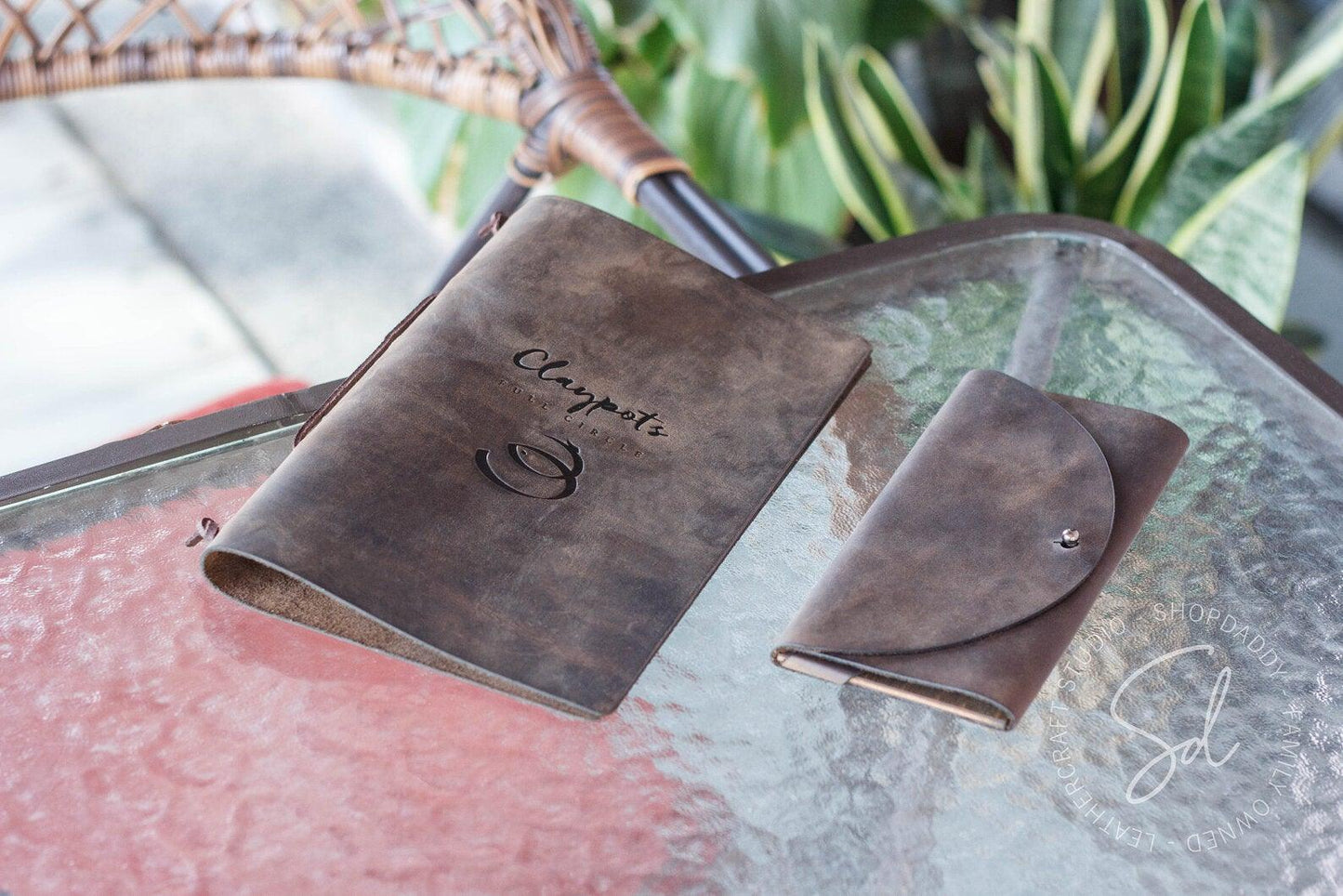 cafe leather menu cover shopdaddy studio
