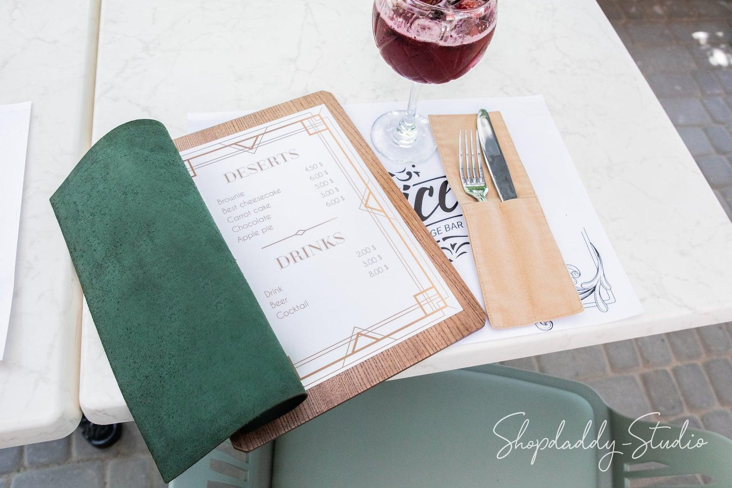 wooden board for restaurant daily specials shopdaddy studio