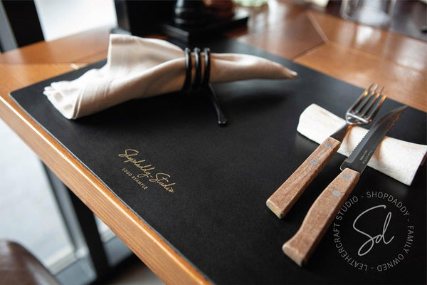 leather dine mats for restaurant shopdaddy studio