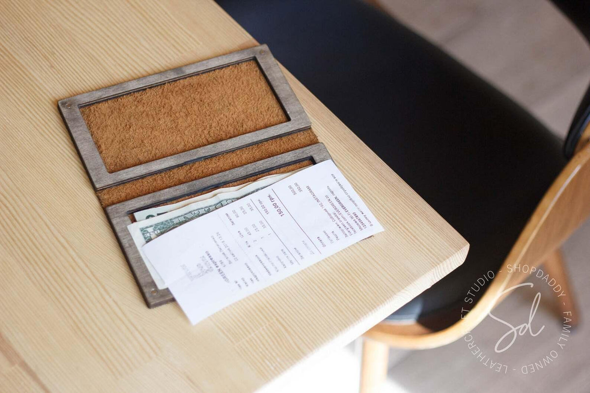 cafe restaurant Check Presenter with Magnets