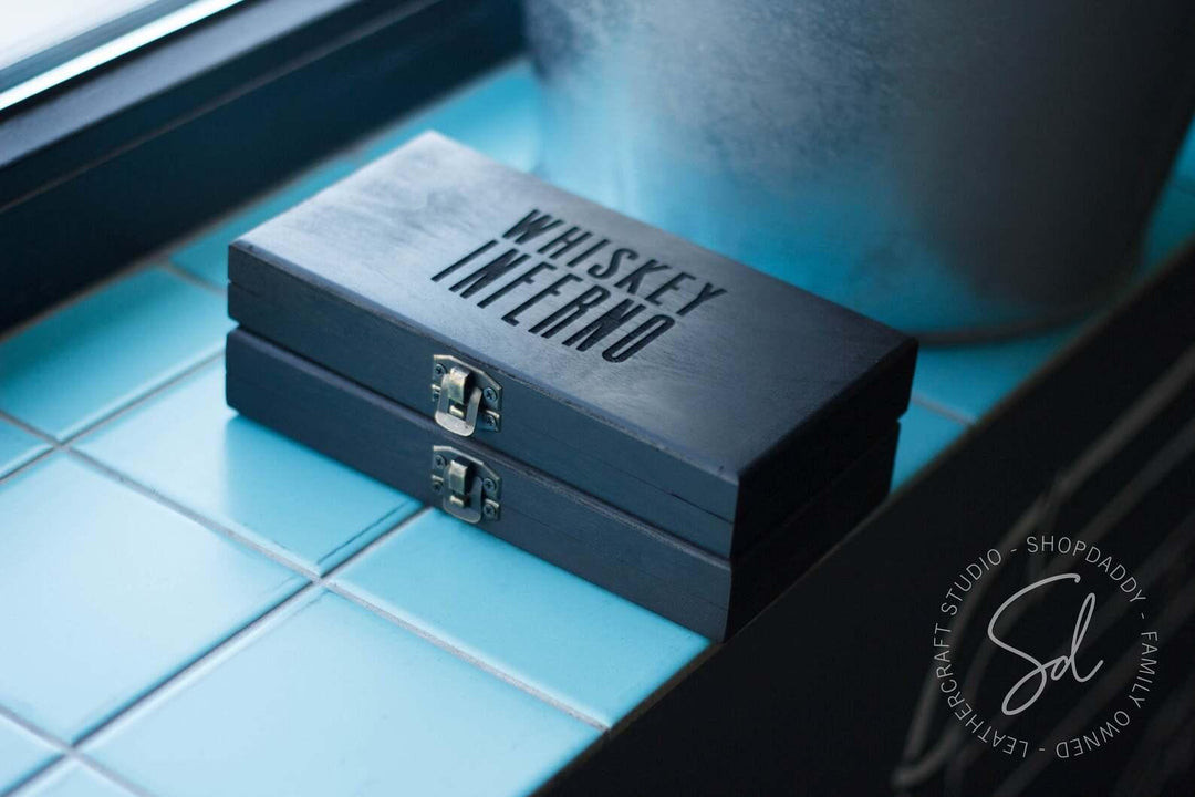 Black Wooden Check Presenter Box Shopdaddy-Studio Black Wooden Check Presenter Box Shopdaddy-Studio