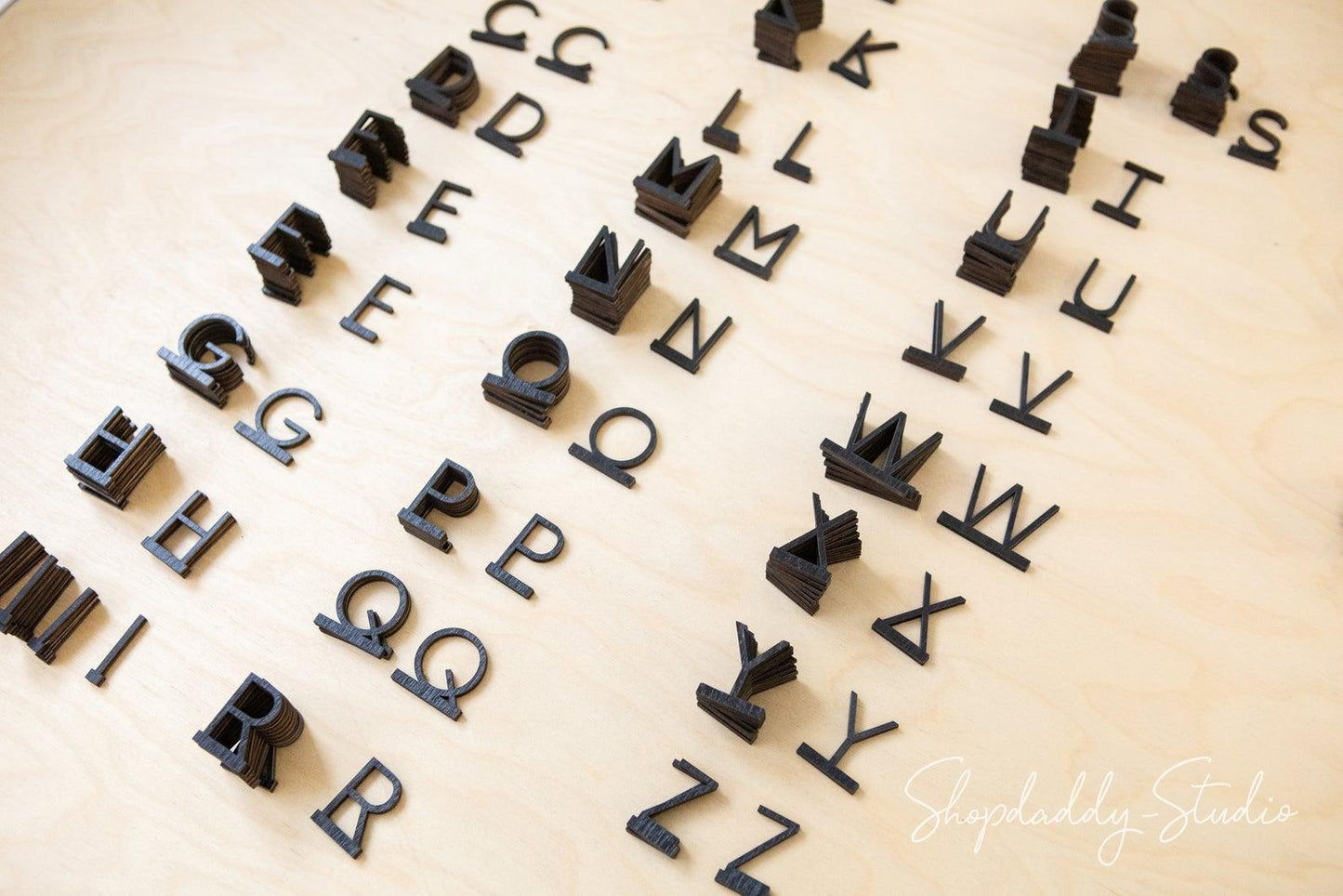 cafe menu wooden letter board shopdaddy studio