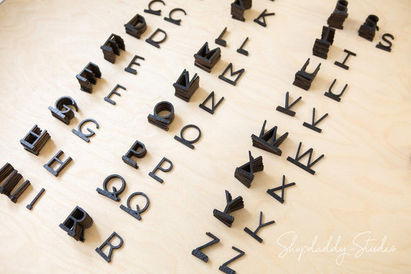 cafe menu wooden letter board shopdaddy studio