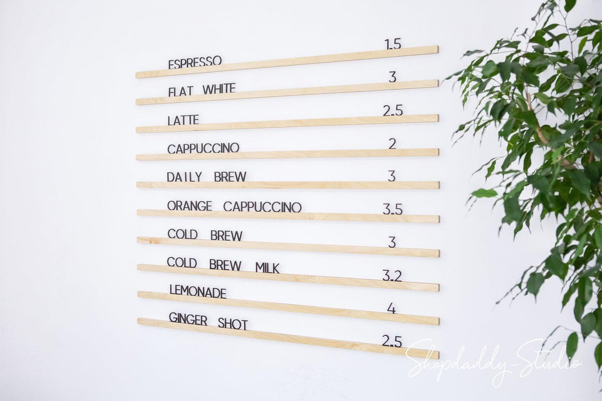 wall wooden message board shopdaddy studio