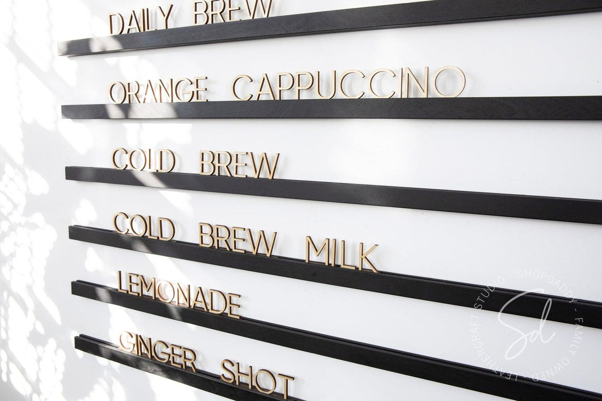 baker cafe menu wall board shopdaddy studio