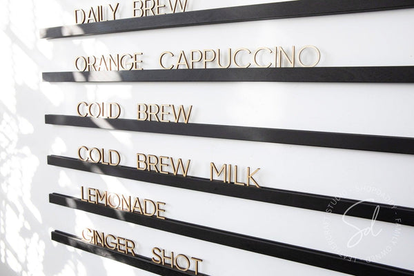 baker cafe menu wall board shopdaddy studio