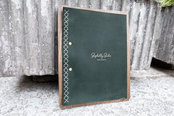 restaurant leather cover for wine list a5 shopdaddy studio